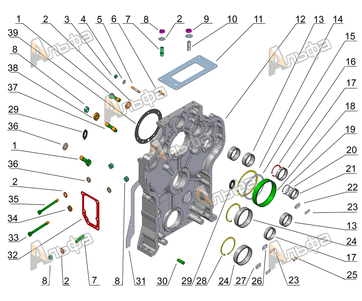 Привод распределительного вала
