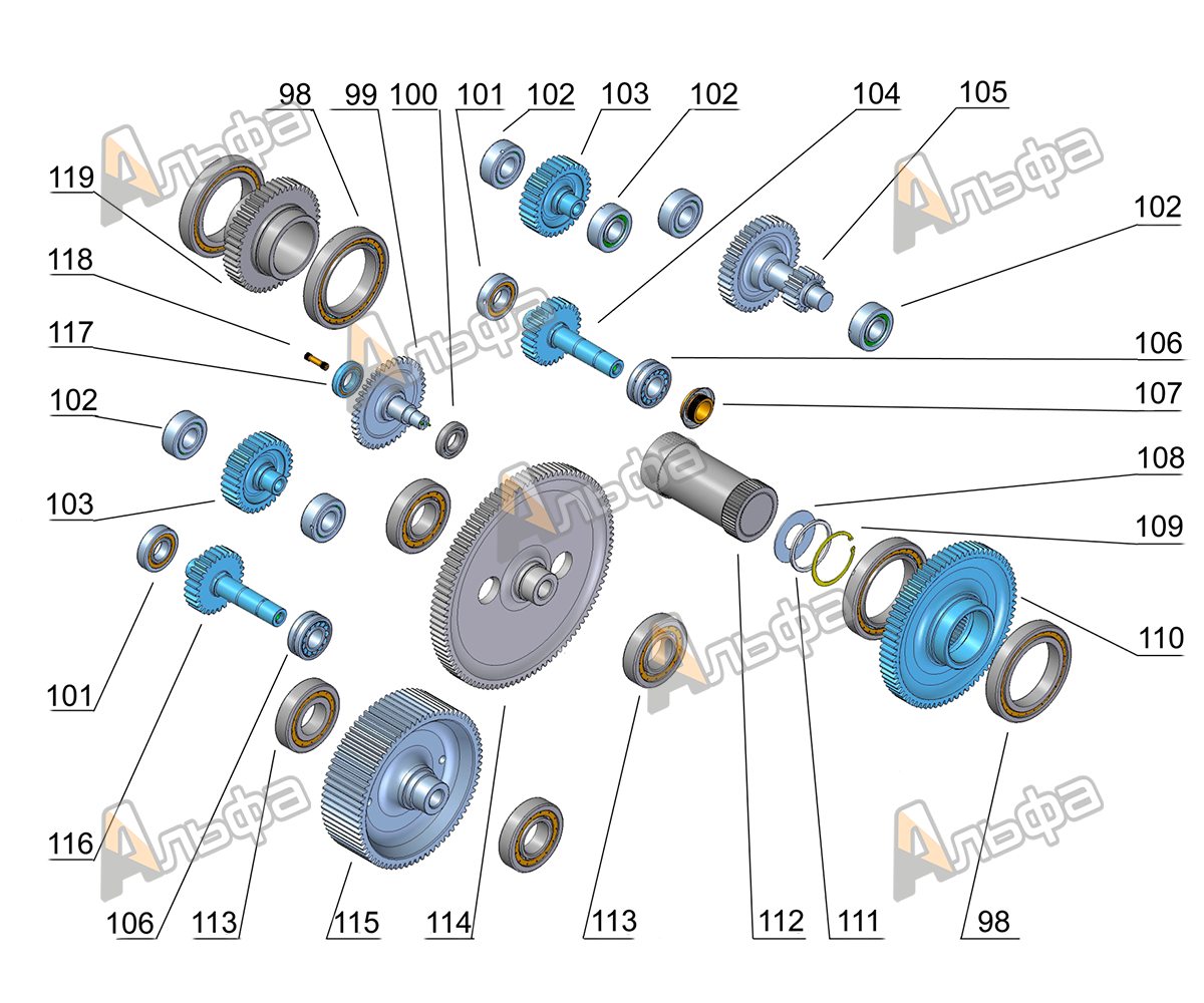 Привод распределительного вала