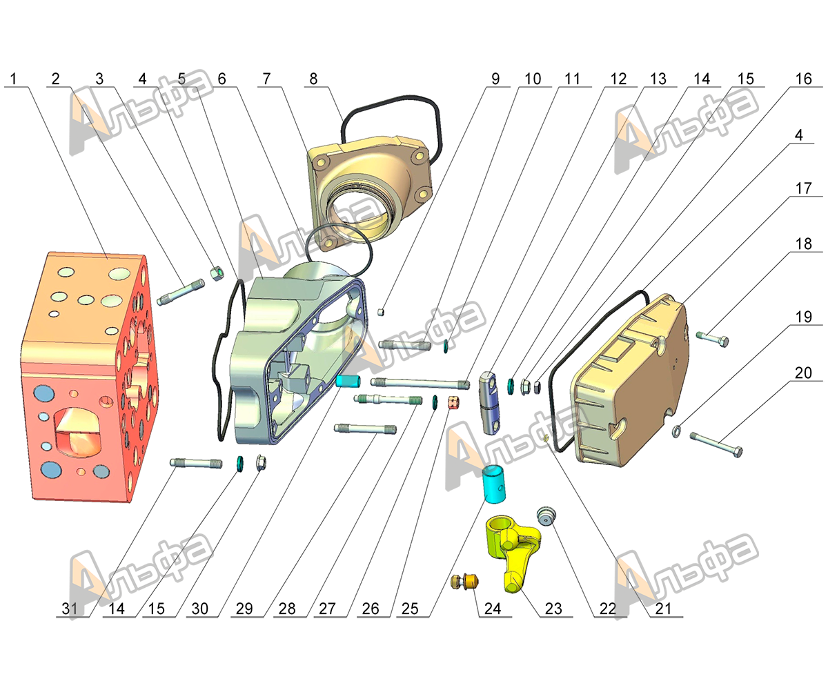 Крышка цилиндра