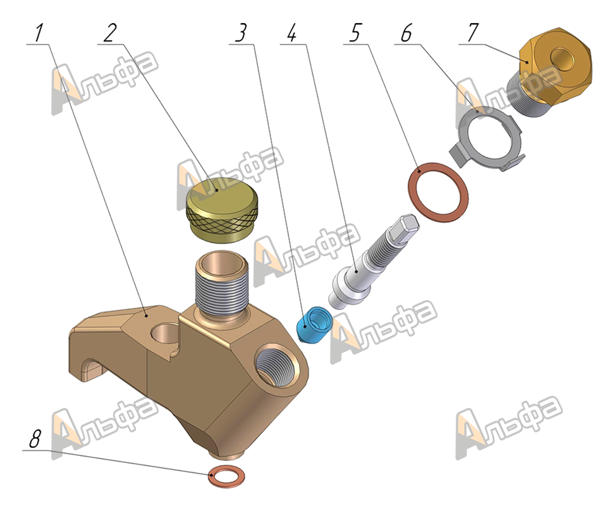 Кран индикаторный