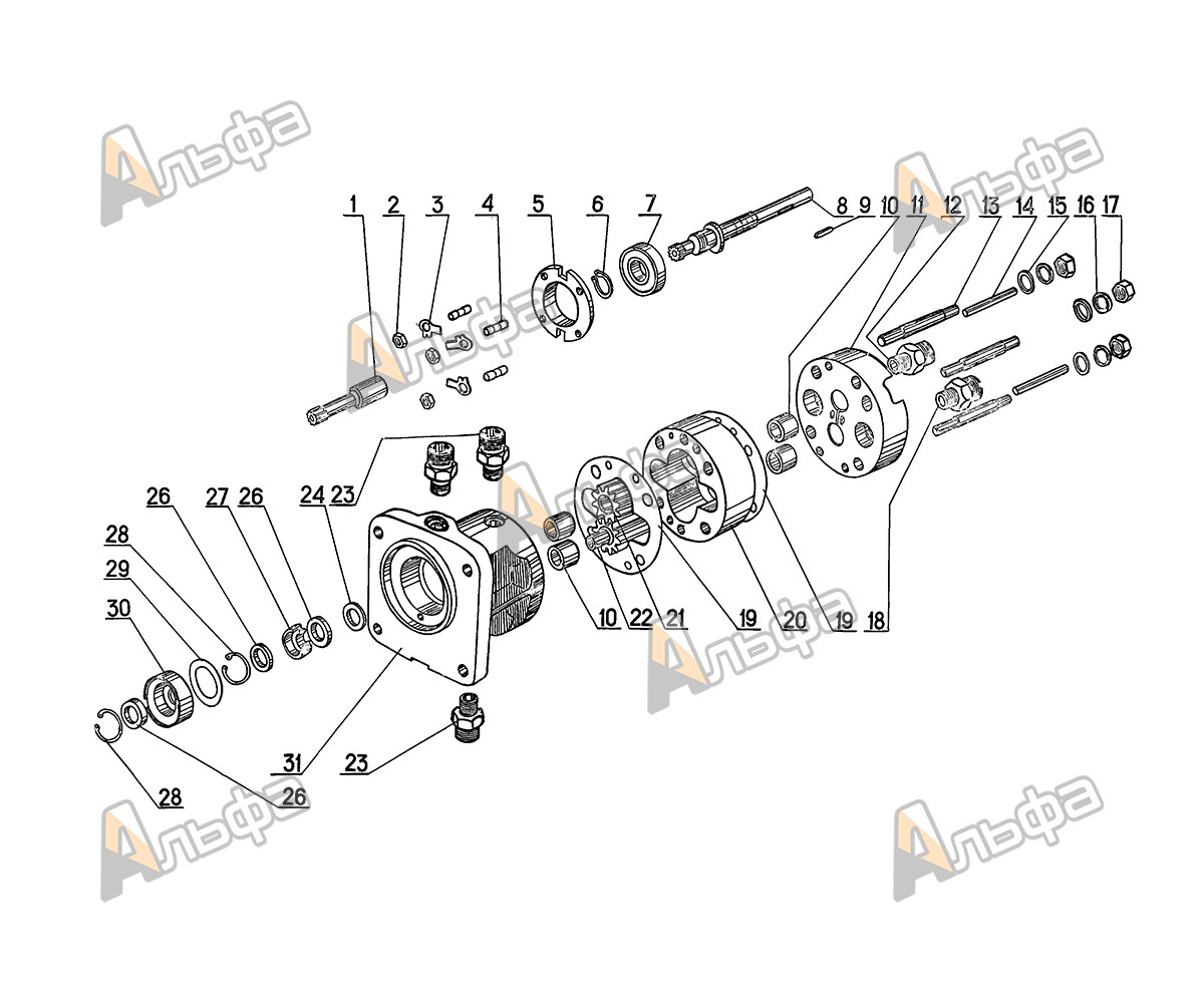 Насос топливоподкачивающий