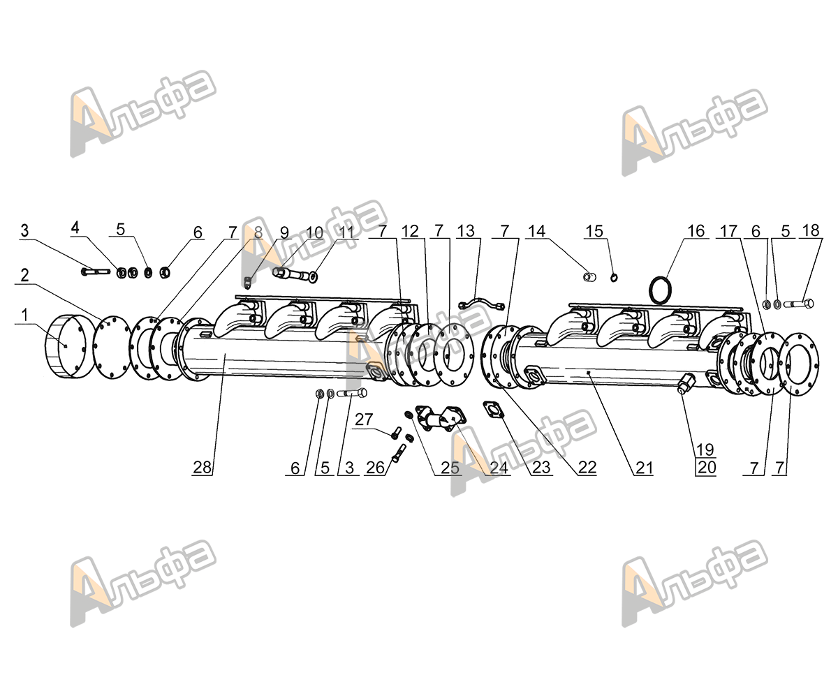 Коллектор выпускной