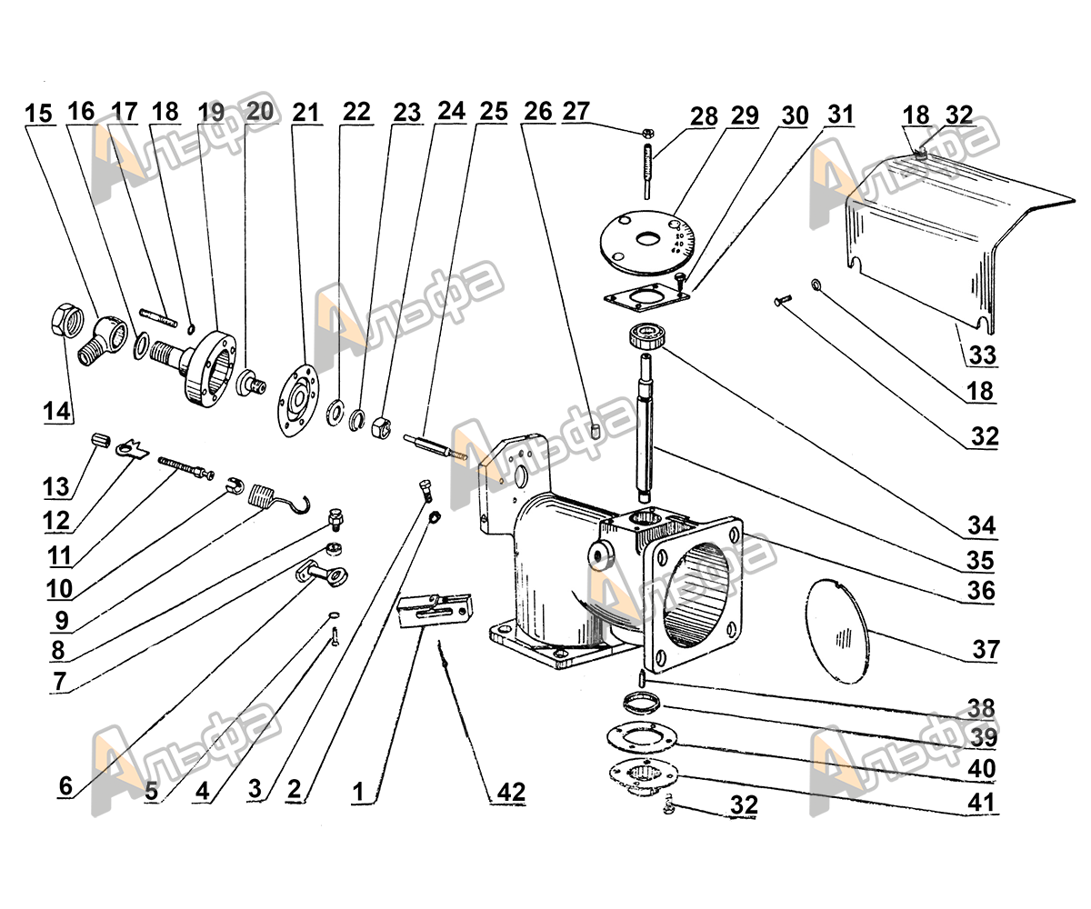 Заслонка управляемая